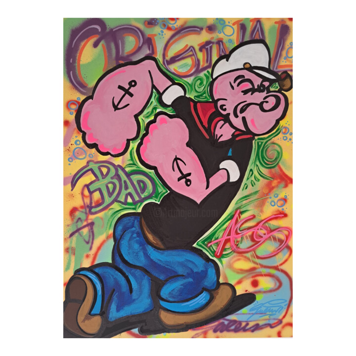 POPEYE Pittura, 27,6x19,7 in
