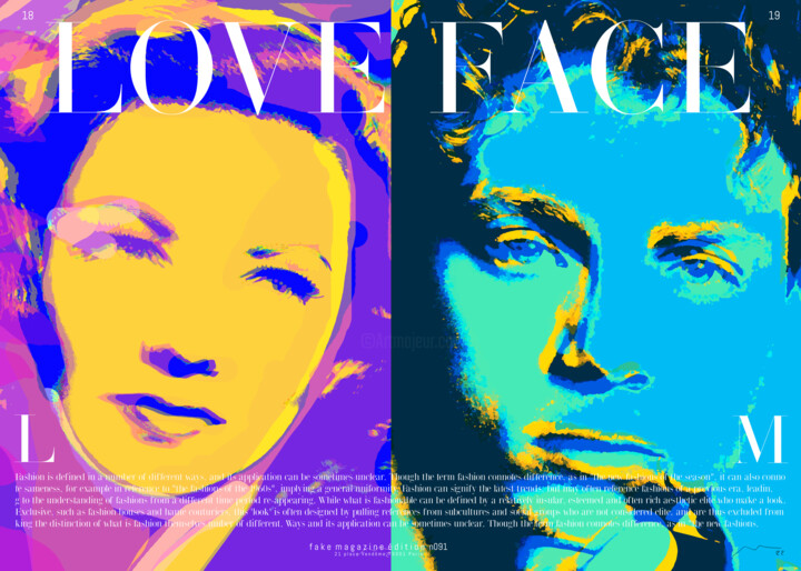 Fake Magazine Serie N91 数字艺术