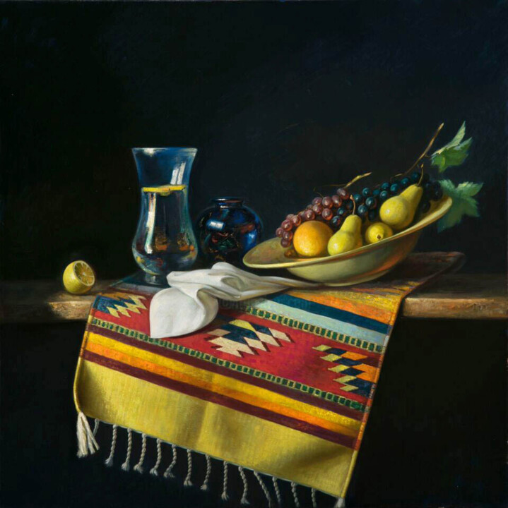 "Arizona Rug" Pittura, 40x40 in