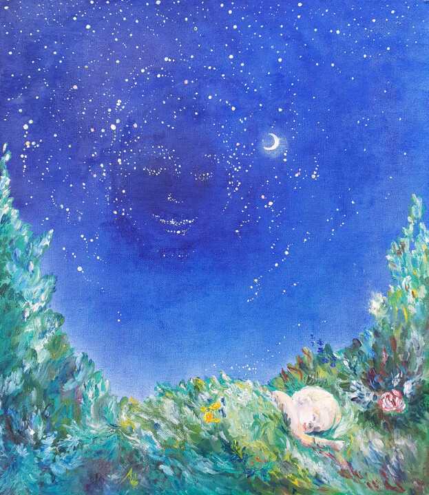 The Cradle 绘画, 31.5x27.6 in