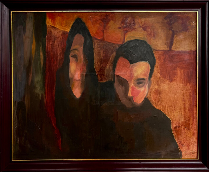 Elena y Guille 绘画, 25.6x31.5 in
