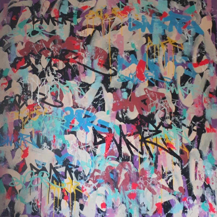 绘画,  45.3x45.3 in 