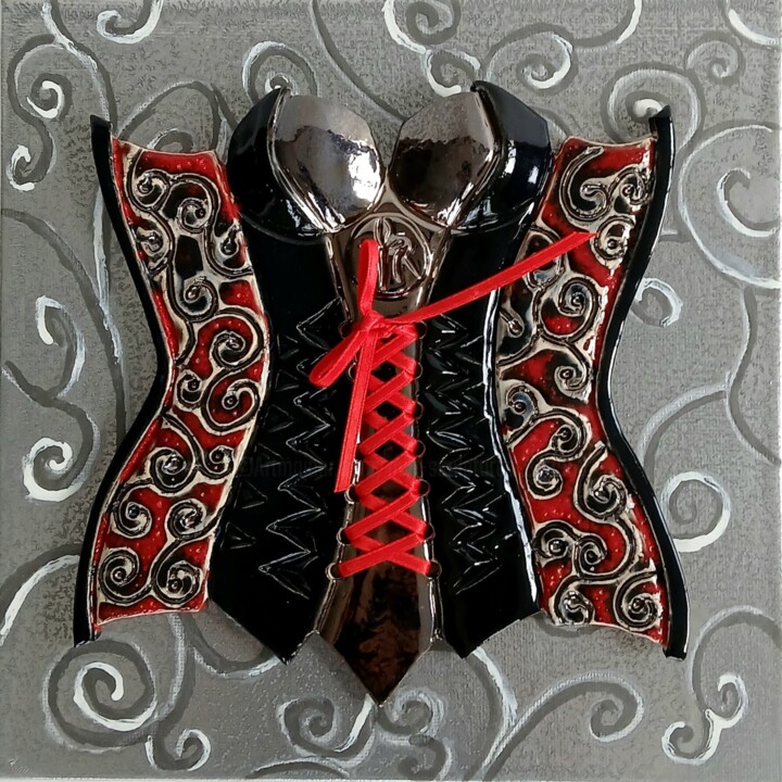 Corset 09 雕塑, 7.9x7.9 in