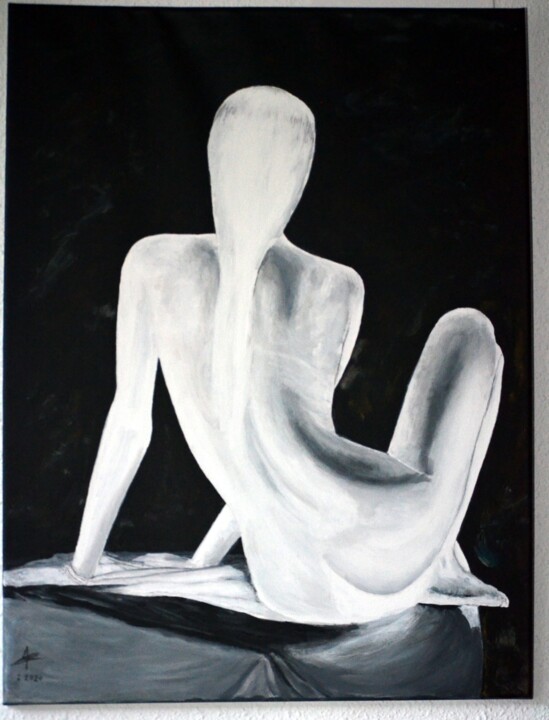 Negativo de mujer 绘画, 31.5x23.6 in