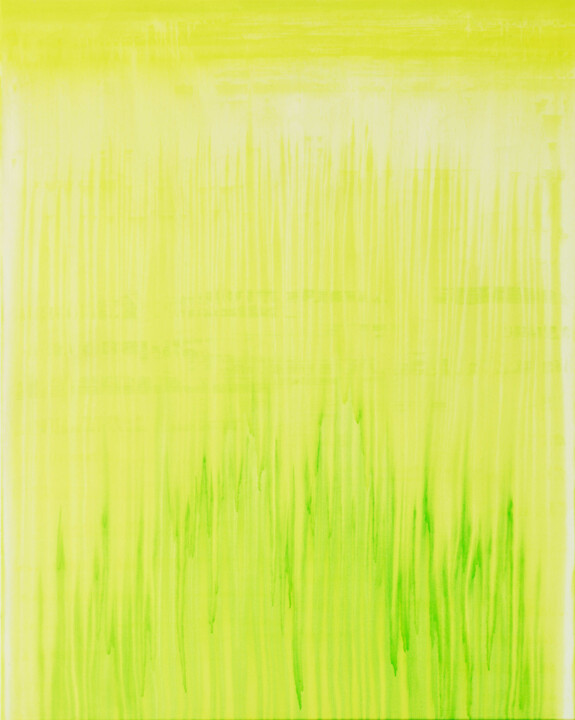 Cold Showers / Dedication To Being Clean (Lemon Lime) 미술작품, 59.1x47.2 in