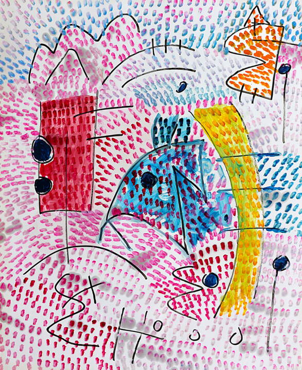 Cockpit 绘画, 25.6x19.7 in
