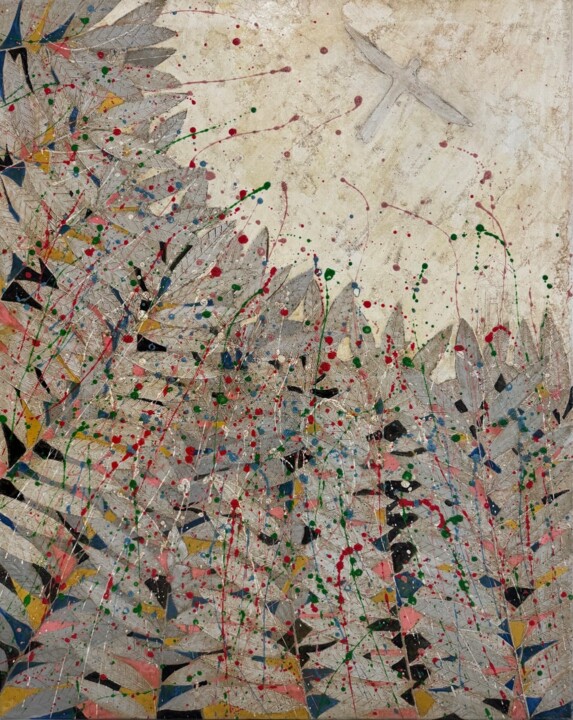 The flight 绘画, 39.4x31.5 in