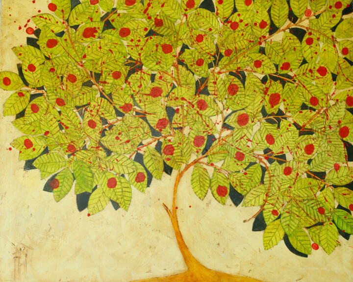 Apple tree 绘画, 31.5x39.4 in