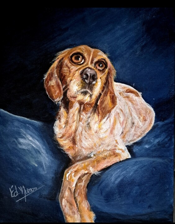 Regard Peinture, 11,8x9,5 in