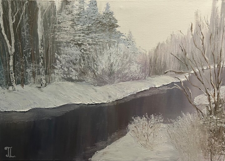 Hiver Painting, 19.7x27.6 in