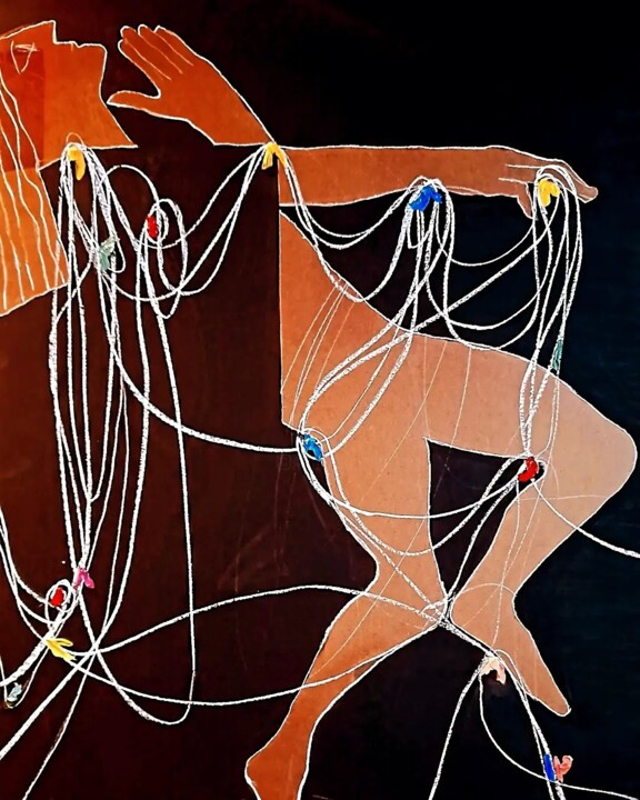 REDES 绘画, 39.4x27.6 in