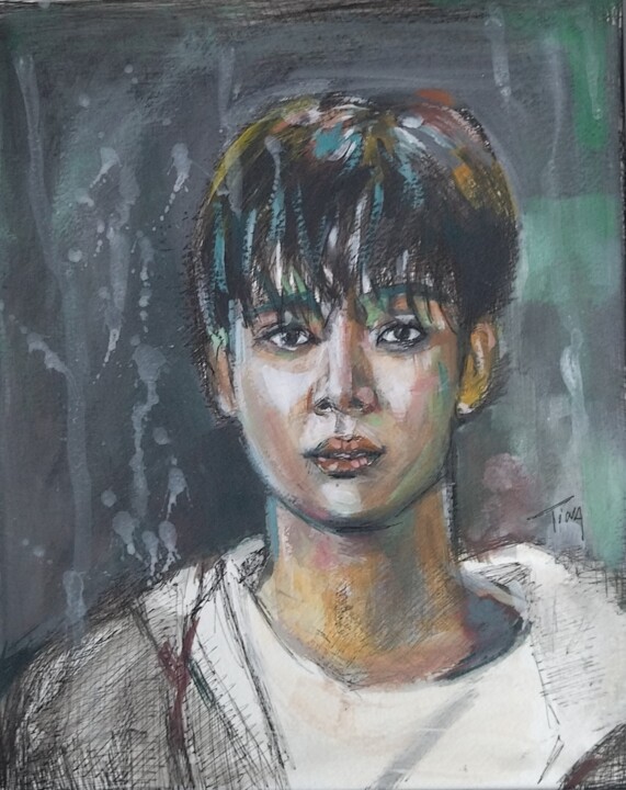绘画,  11.8x9.5 in 