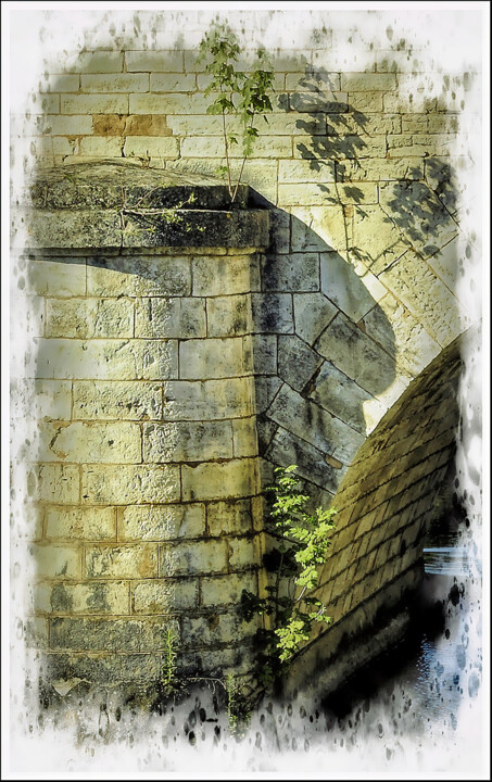 Photography titled "Bridge." by Dave English, Original Artwork, Digital Photography