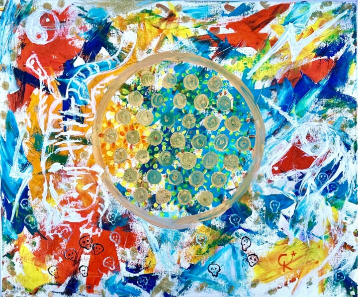 绘画,  21.7x18.1 in 