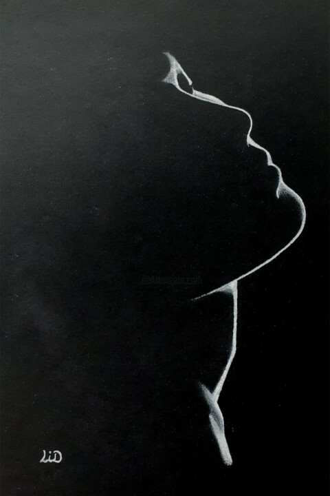 Femme pour parfum 图画, 11.7x8.3 in
