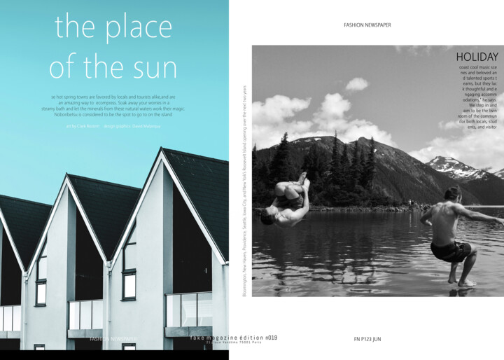 Fake Magazine Serie N19W 数字艺术