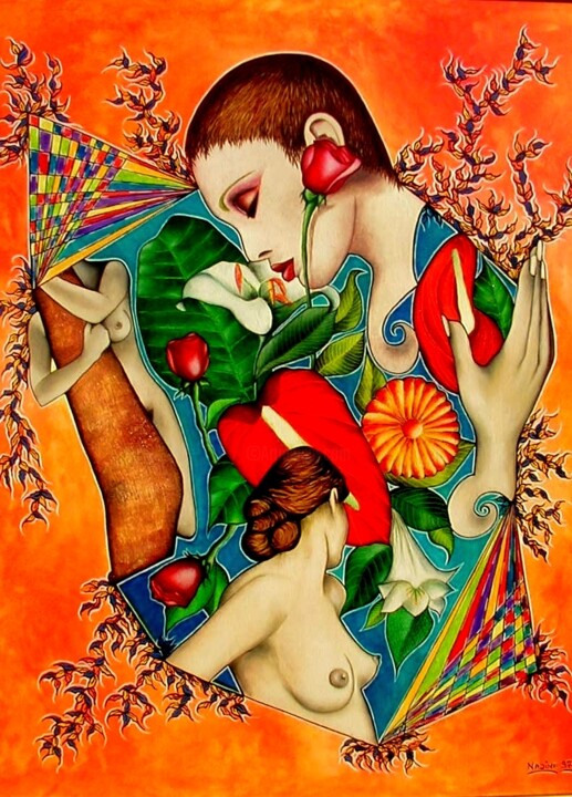 绘画,  31.9x25.6 in 