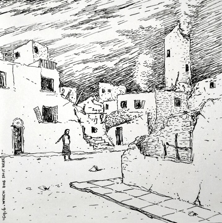 Which dog? 图画, 5.9x5.9 in