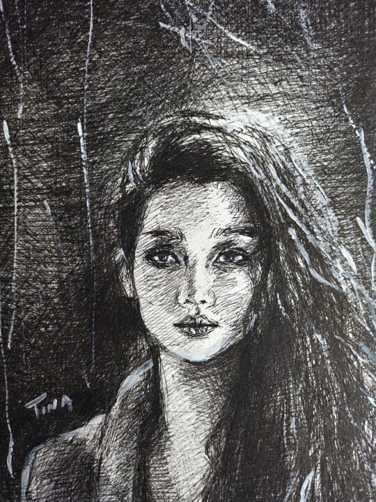 Encre 图画, 11.8x9.5 in
