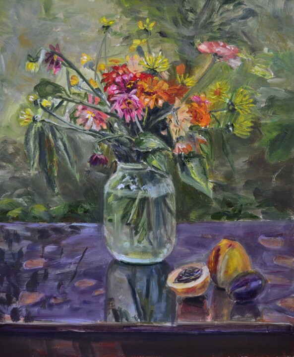 Summer bouquet 绘画, 23.6x19.7 in