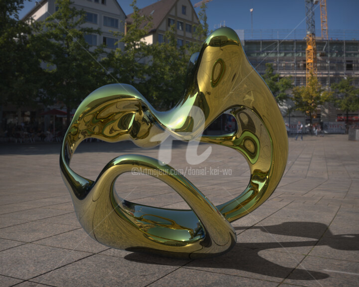 Ebb and Flow#8(Large edition) Sculpture, 65.4x70.9 in