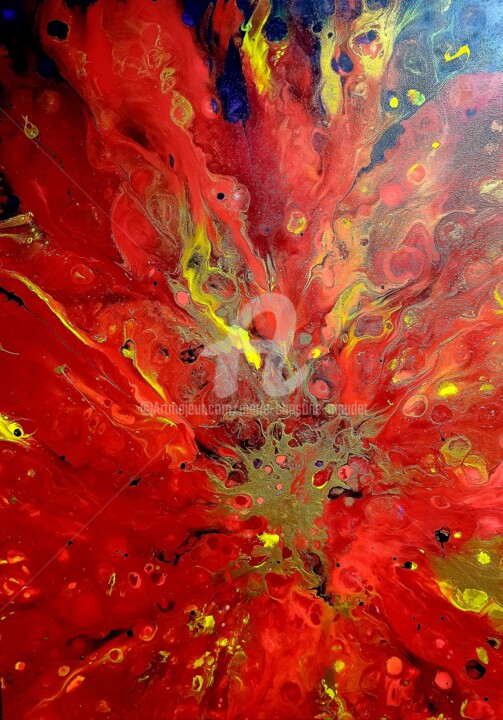 Peinture intitulée "Acrylique 05/2025" par Marie-Christine Maudet, Œuvre d'art originale, Acrylique Monté sur Châssis en bois