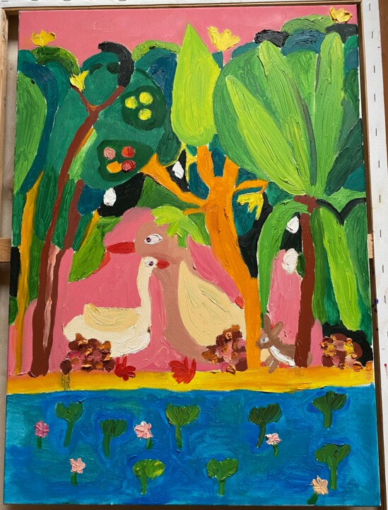 绘画,  27.6x19.7 in 