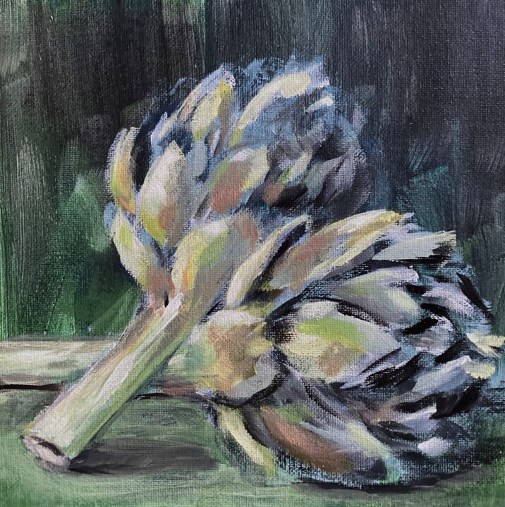 绘画,  7.9x7.9 in 