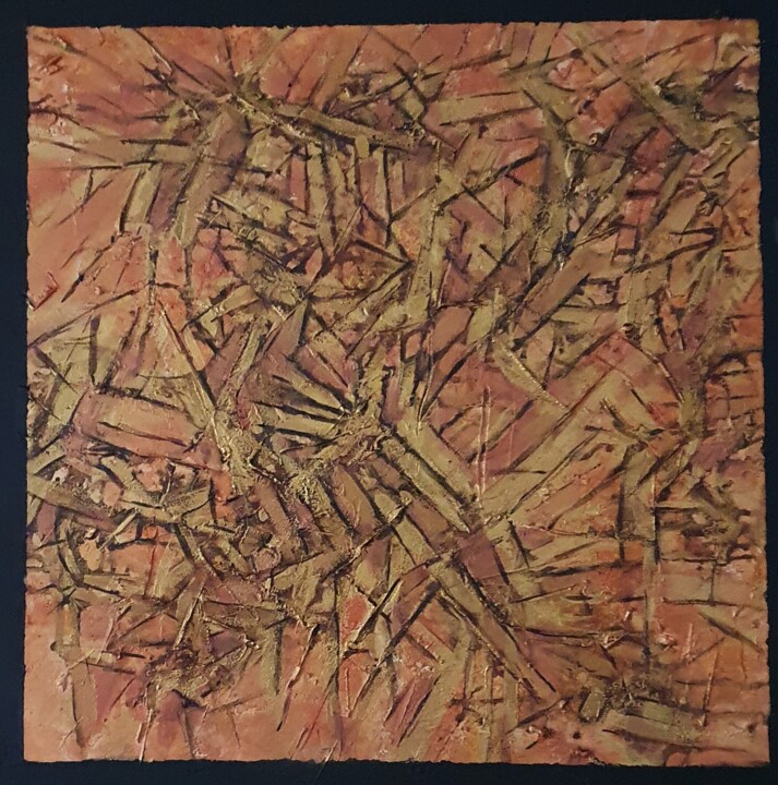 Painting titled "Quelque part dans l…" by Alain V, Original Artwork, Acrylic