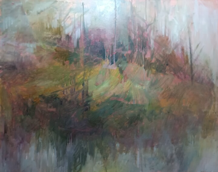 Painting titled "Attraversamenti "Tr…" by Claudio Marciano, Original Artwork, Oil