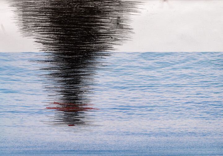 Photographie intitulée "Flow pass17_4499" par Yasuo Kiyonaga, Œuvre d'art originale, Acrylique Monté sur Châssis en bois