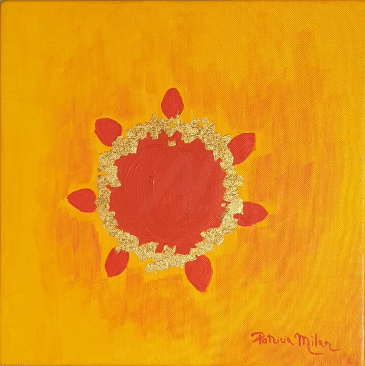 Soleil 绘画, 11.8x11.8 in
