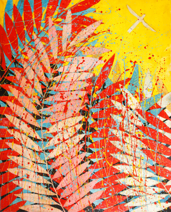 Flight 绘画, 39.4x31.5 in