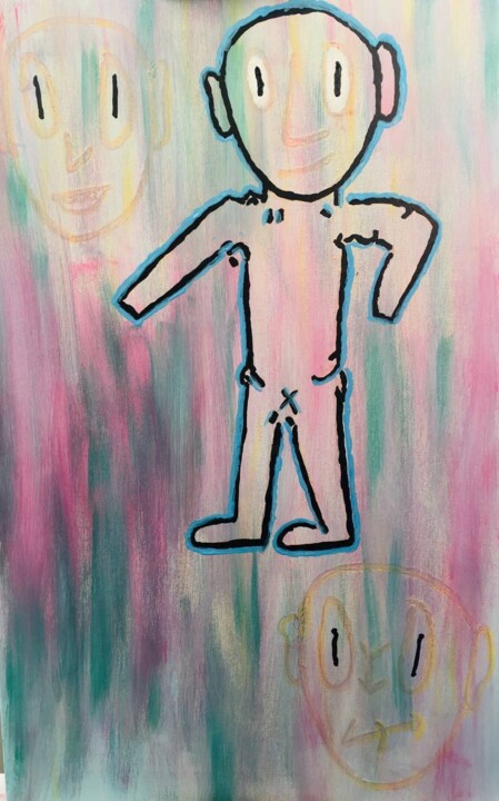 Dans mes pensées 绘画, 31.5x19.7 in