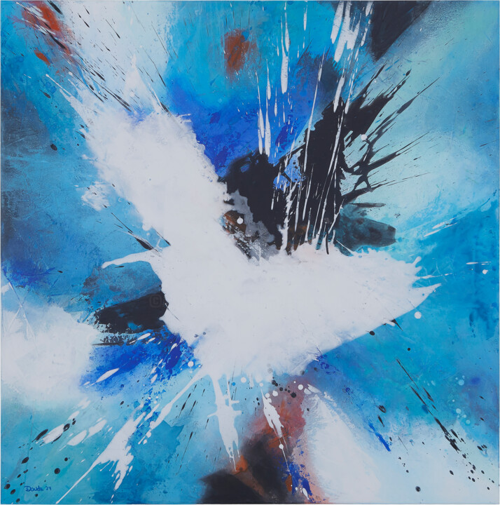 Explosion der Ruhe 绘画, 39.4x39.4 in