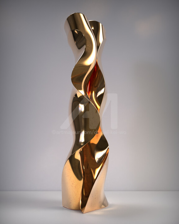 Whisperer#2(Small edition) 雕塑, 35.4x9.1 in