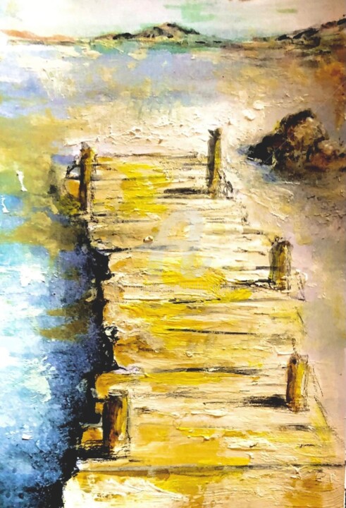 Painting titled "Favorite Place in t…" by Nicole Cecil B, Original Artwork, Acrylic
