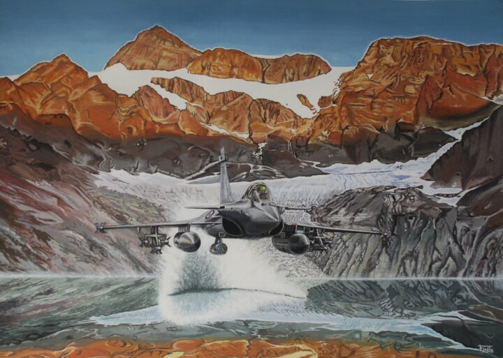 Chasseur alpin Картина, 19,7x27,6 in
