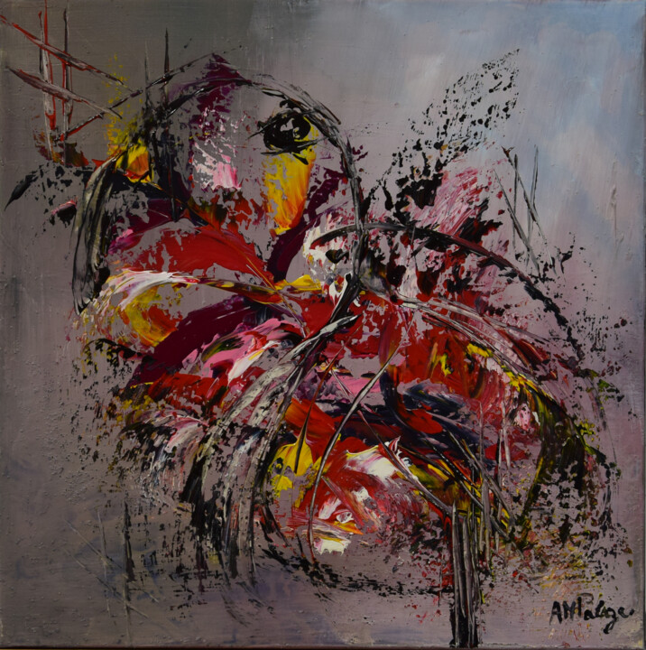 Nouvel Oiseau 绘画, 23.6x23.6 in