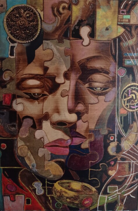 Пазлы .Магическое Очарование. /Puzzles. The charm Tablo, 21,7x15 in