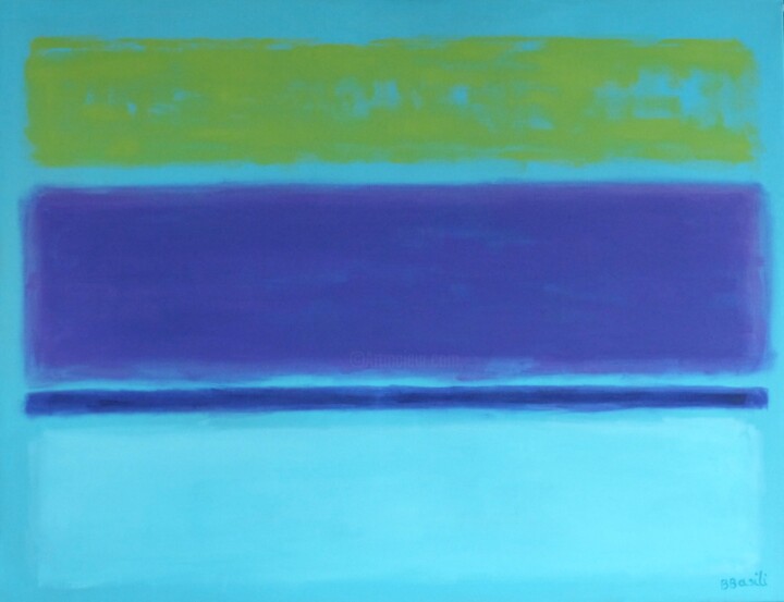 Composition R2 绘画, 35x45.7 in