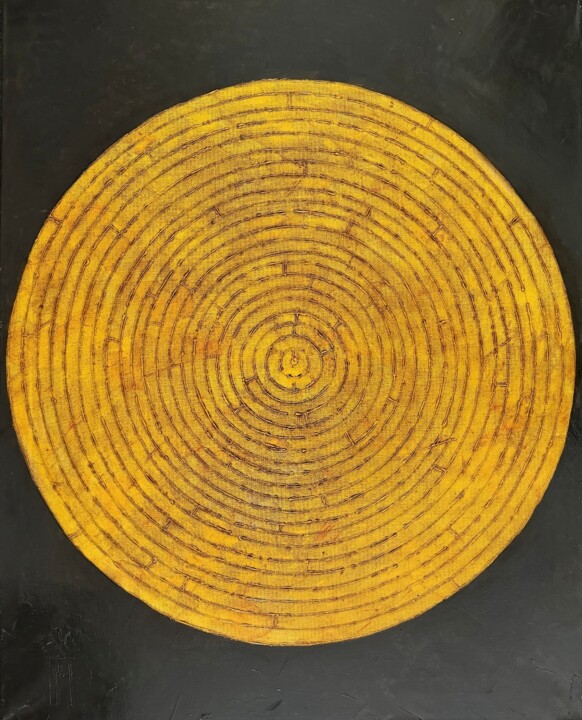 Labyrinth 1 绘画, 39.4x31.5 in