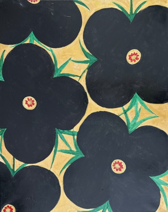 Flowers 4 Malarstwo, 39,4x31,5 in