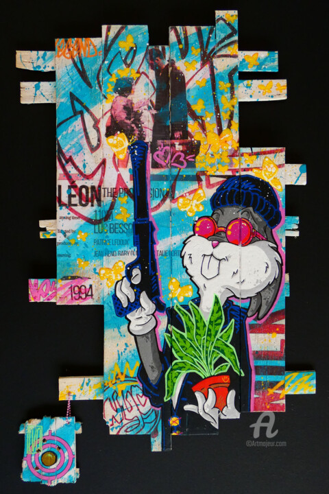 Peinture intitulée "The professional" par Franck Neuville, Œuvre d'art originale, Acrylique