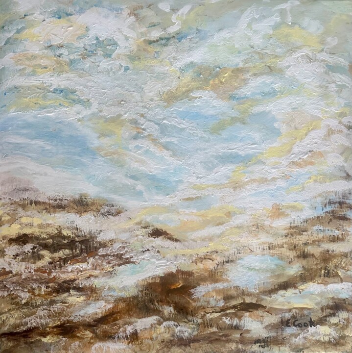 Painting titled "Beyond Horizon, Bey…" by Elisa Cook Benbassat Bassat, Original Artwork, Acrylic