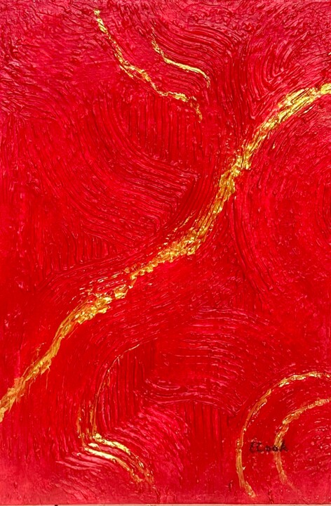 Peinture intitulée "Living with Passion" par Elisa Cook Benbassat Bassat, Œuvre d'art originale, Acrylique