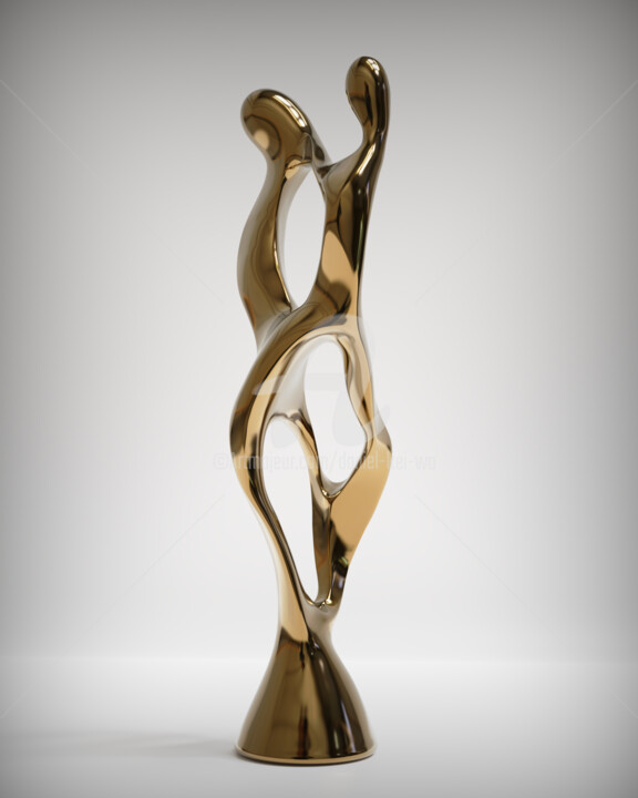 Whisperer#3(Medium edition) Escultura, 63x15,4 in