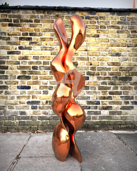 Whisperer#4(Large edition) Sculpture, 94.5x23.6 in
