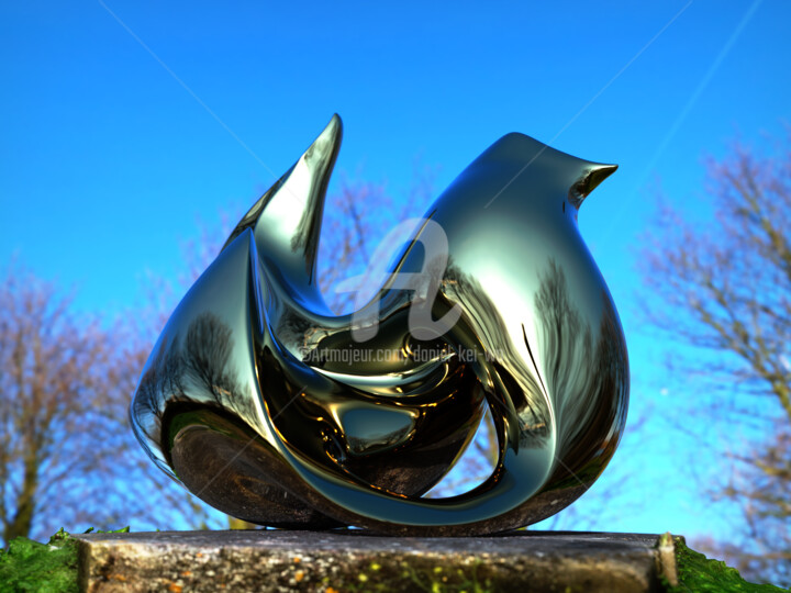Phoenix Escultura, 59,1x64,2 in