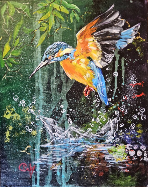 35 grammes de vie 绘画, 9.5x11.8 in